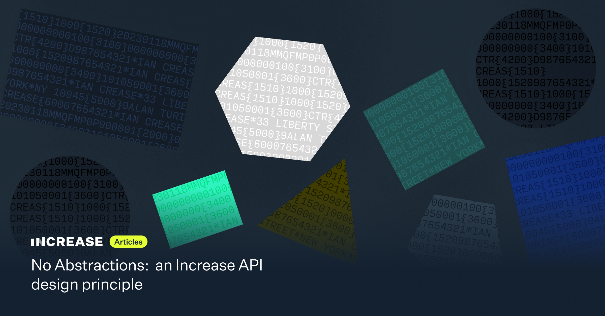 No Abstractions: an Increase API design principle — Increase - Vimarsana News