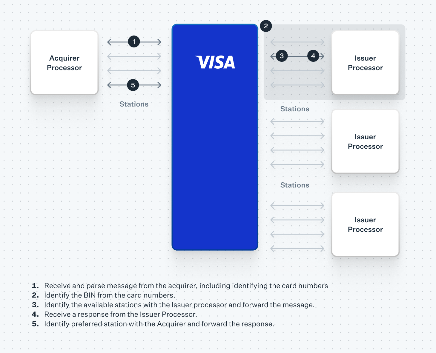 Visa authorization file data